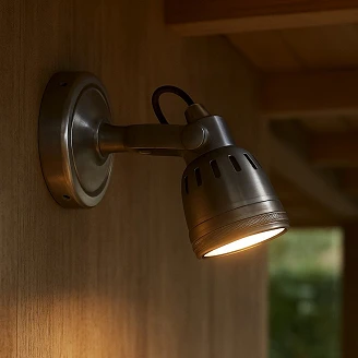 KS Verlichting Spotlight Uno Indigo Antik Sølv