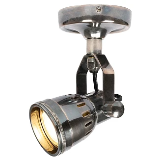 KS Verlichting Spotlight Uno Indigo Antik Sølv