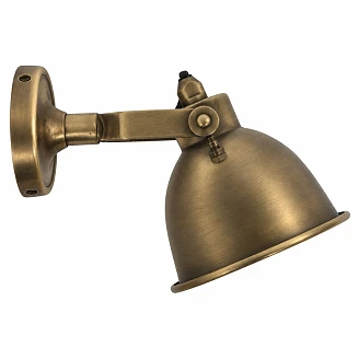 KS Verlichting Væglampe Drejelig Maxim Messing Ø19 cm