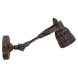 KS Verlichting Væglampe Drejelig Mulberry Bronze