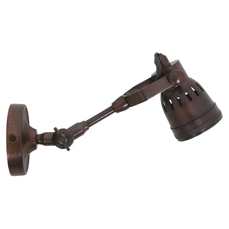 KS Verlichting Væglampe Drejelig Mulberry Bronze