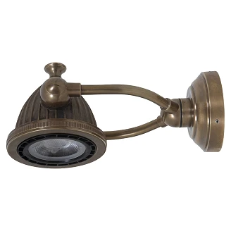 KS Verlichting Væglampe Benton Bronze Ø10 cm
