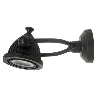 KS Verlichting Væglampe Benton Sort Ø10 cm