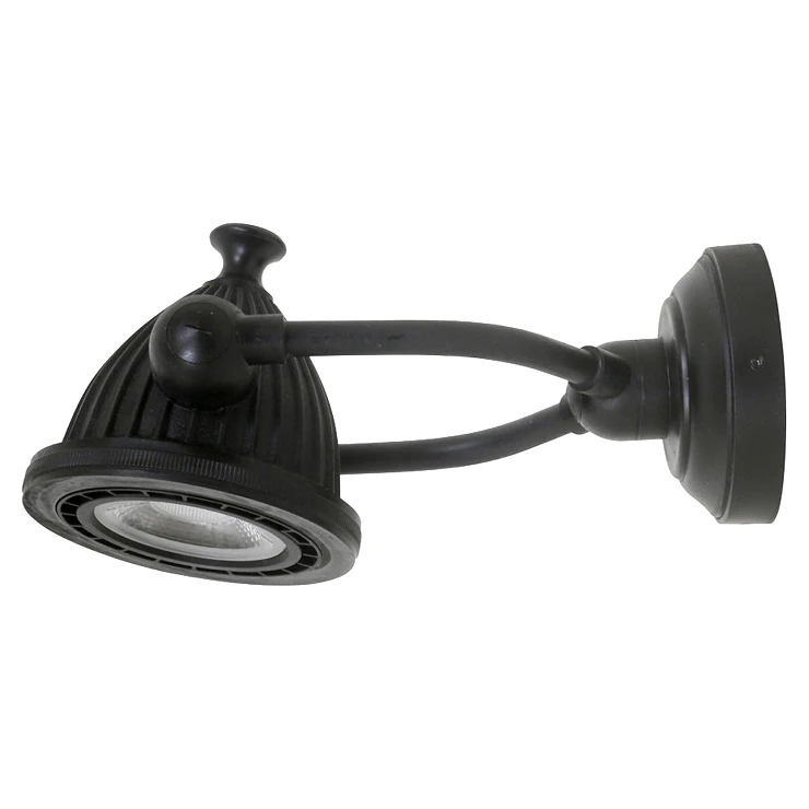 KS Verlichting Væglampe Benton Sort Ø10 cm