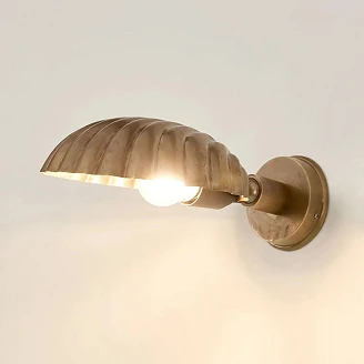 KS Verlichting Væglampe Belize Messing