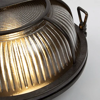 KS Verlichting Væglampe Portimao Sort, Bronze