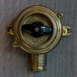 KS Verlichting Afbryder Jaren Guld, Kobber