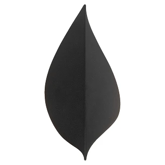 KS Verlichting Væglampe Leaf Sort