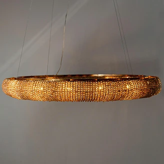 Hängande Lampa L Zavelle Guld