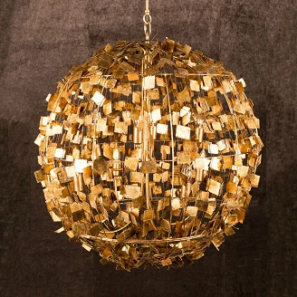 Hängande Lampa L Avessia Guld