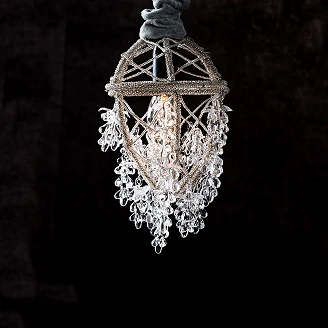 Hängande Lampa Avoro Brons, Vit