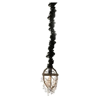 Hängande Lampa Avoro Brons, Vit