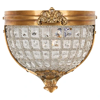 Vägglampa Talmire Guld