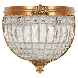 Vägglampa Brevant Guld