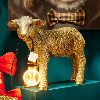 Werner Voss Bordlampe Lana Guld