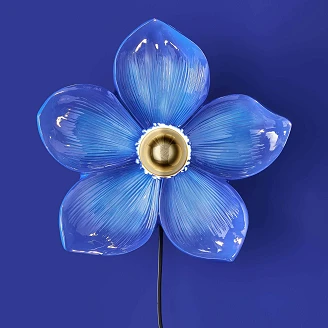 Werner Voss Væglampe Flower Beta Blå