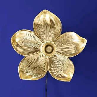 Werner Voss Væglampe Flower Beta Guld