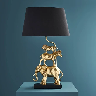 Werner Voss Bordlampe Urban Jungle Guld