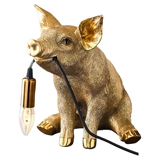 Werner Voss Bordlampe Piggy Guld