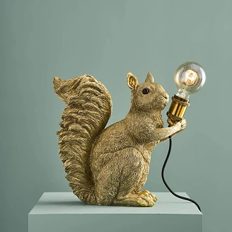 Werner Voss Bordlampe Squirrel Eduard Guld