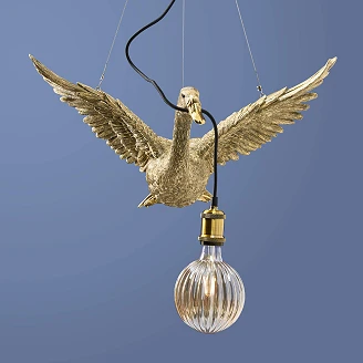 Werner Voss Hængende Lampe Flying Ducky Guld