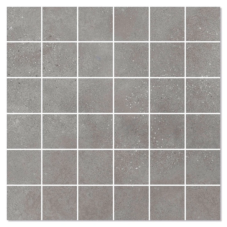 Mosaik Klinker Concreto Grå Mat 30x30 (5x5) cm