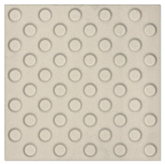 Taktil Advarselsflise Taurus Beige Mat-Relief 30x30 cm