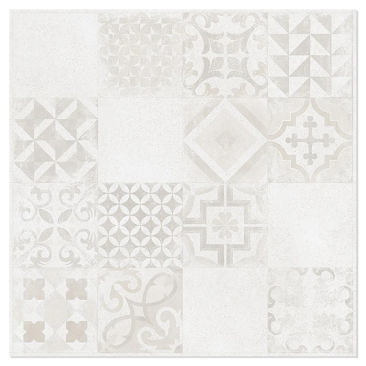 Dekor Klinker Concreto Hvid Matt 60x60 cm