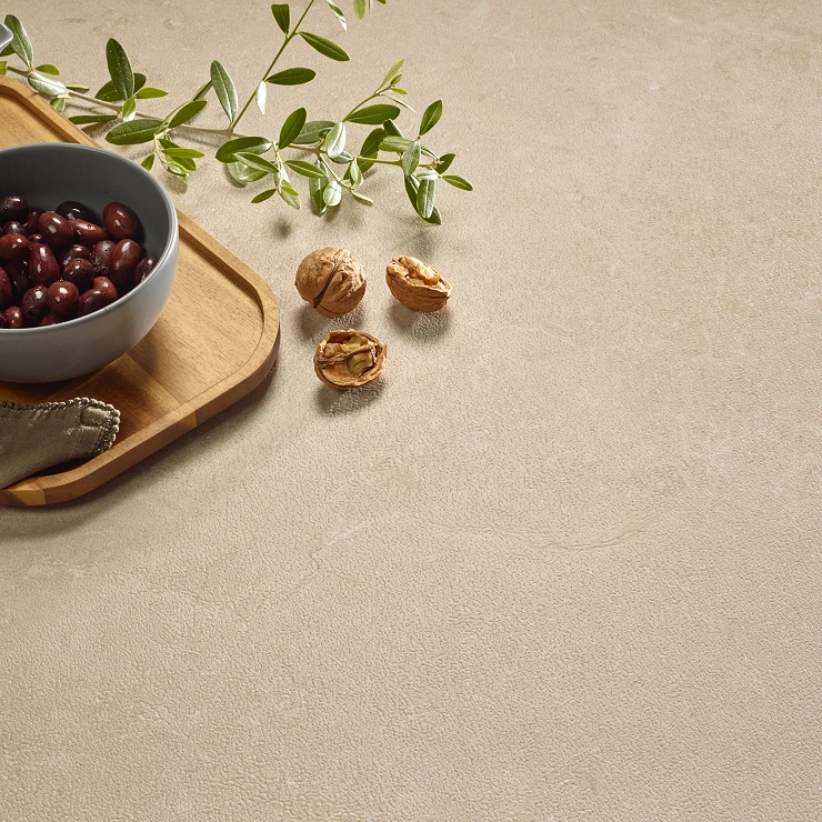 Klinker Arelis Mørk Beige Hamret Mat 60x120 cm