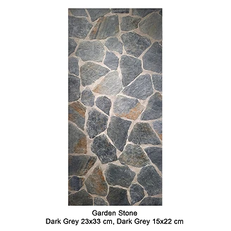 Klinker Garden Stone Mørkegrå Mat 15x22 cm